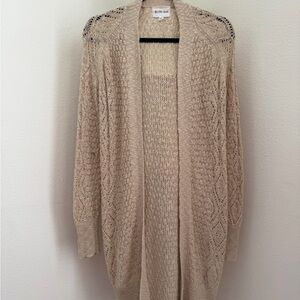 Olive & Oak Women's Knit Cardigan in Beige